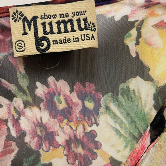 SHOW ME YOUR MUMU JOCELYN FLORAL Boho Bohemian MAXI DRESS; Size S - Picture 4 of 9